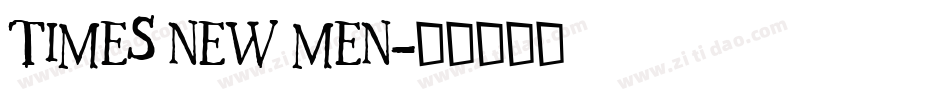 TIMES NEW MEN字体转换